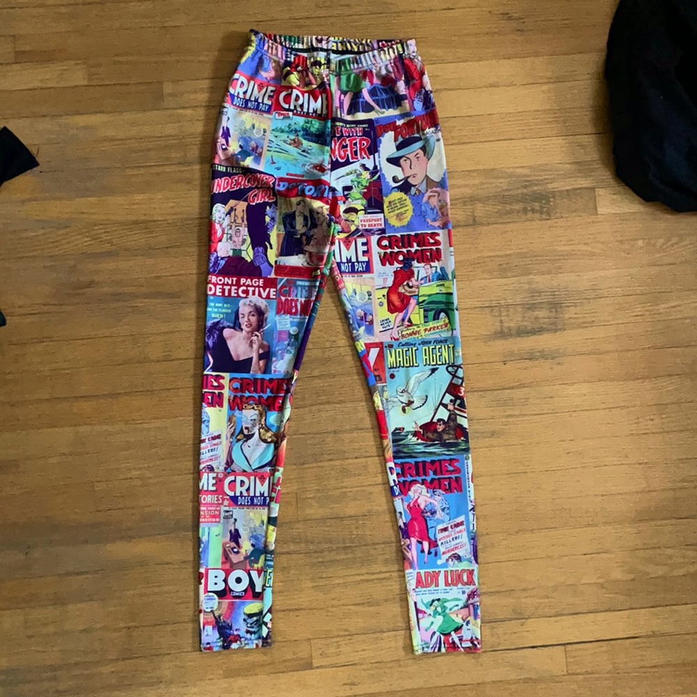 Pulp “crime” leggings